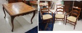 SQUARE DINING TABLE AMD THREE