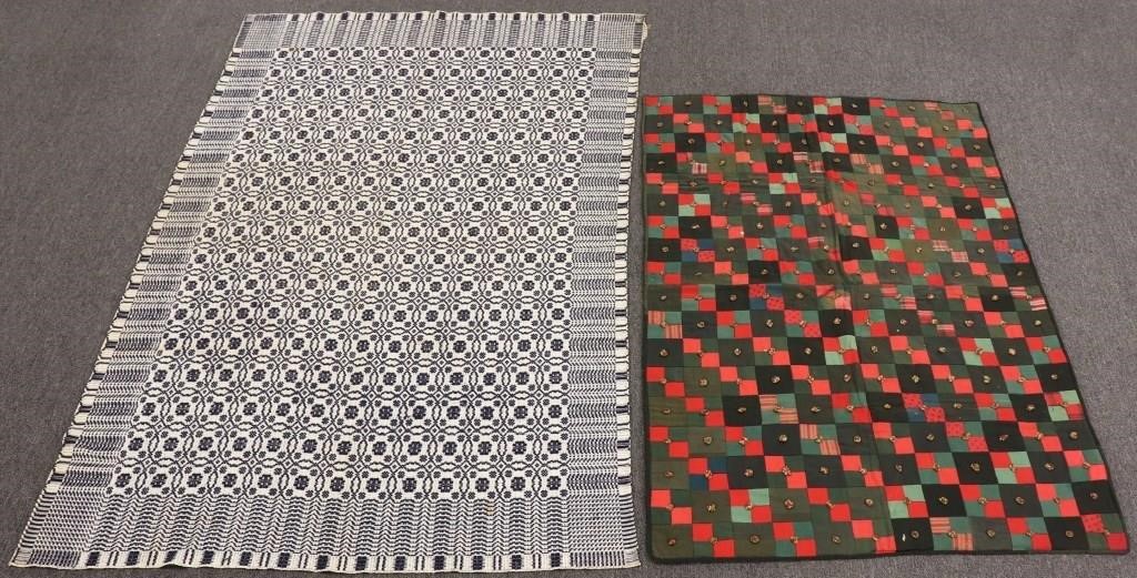 Square patchwork quilt with