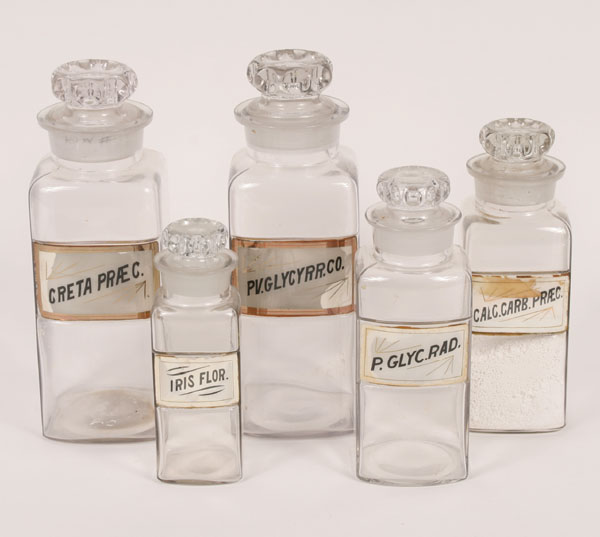 Square shouldered apothecary