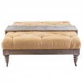SQUARE TUFTED UPHOLSTERED OTTO