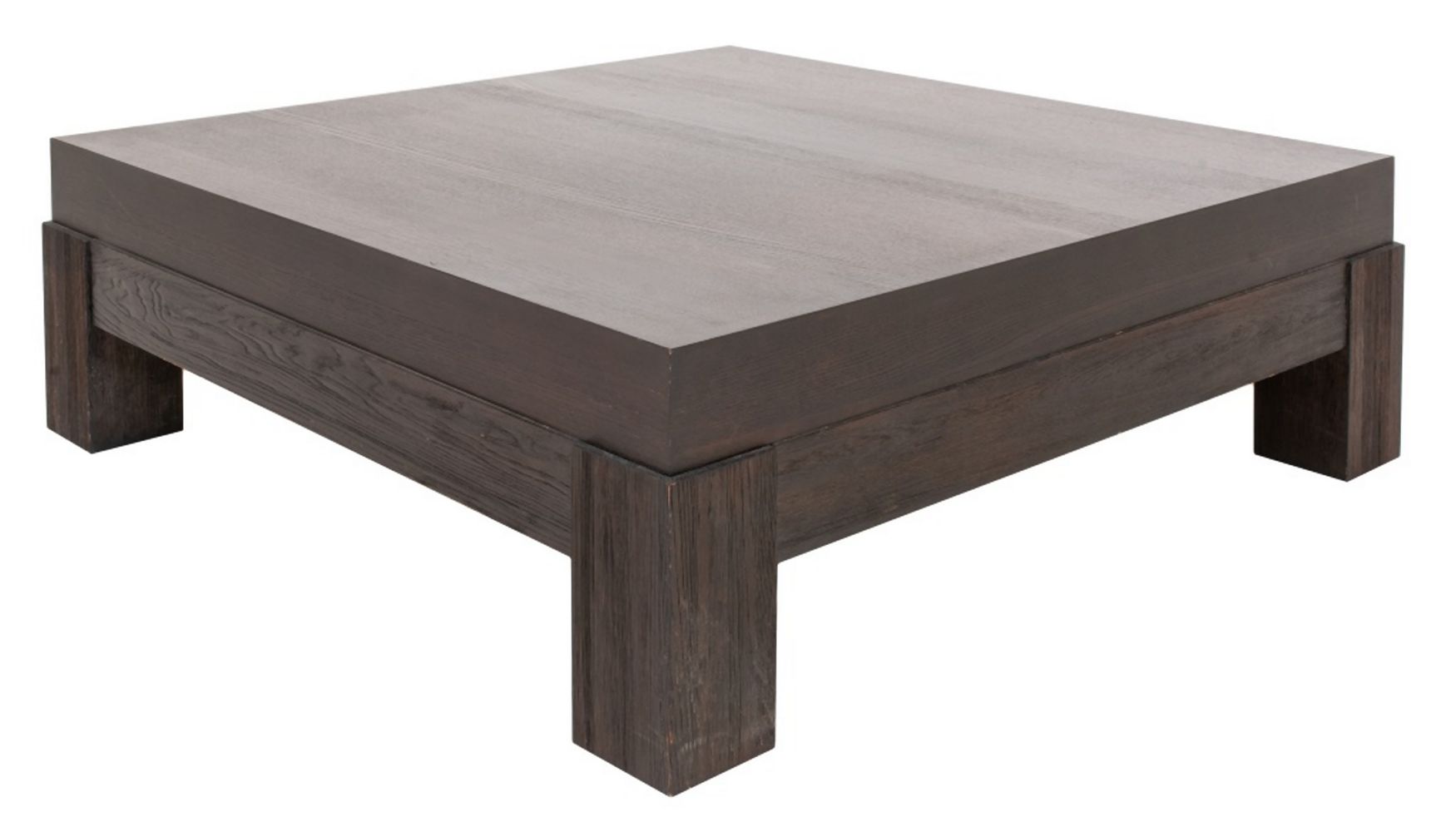 SQUARE WENGE-STAINED OAK LOW