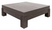 SQUARE WENGE-STAINED OAK LOW T