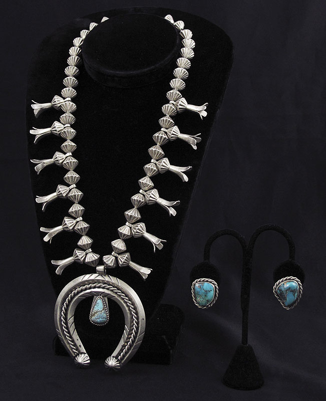 SQUASH BLOSSOM NECKLACE AND