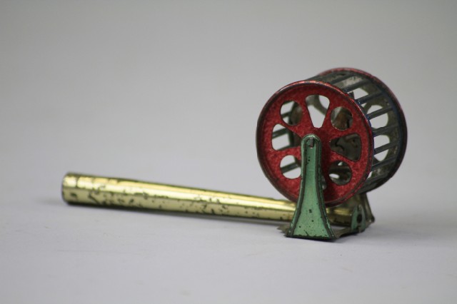 SQUIRREL CAGE PENNY TOY WHISTLE