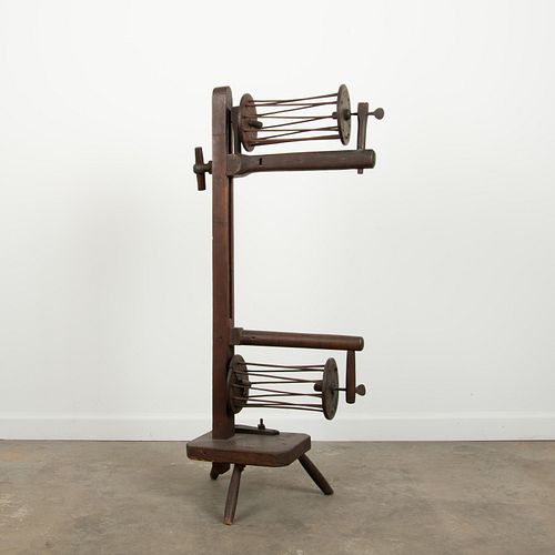 SQUIRREL CAGE YARN WINDER, 19TH C.A