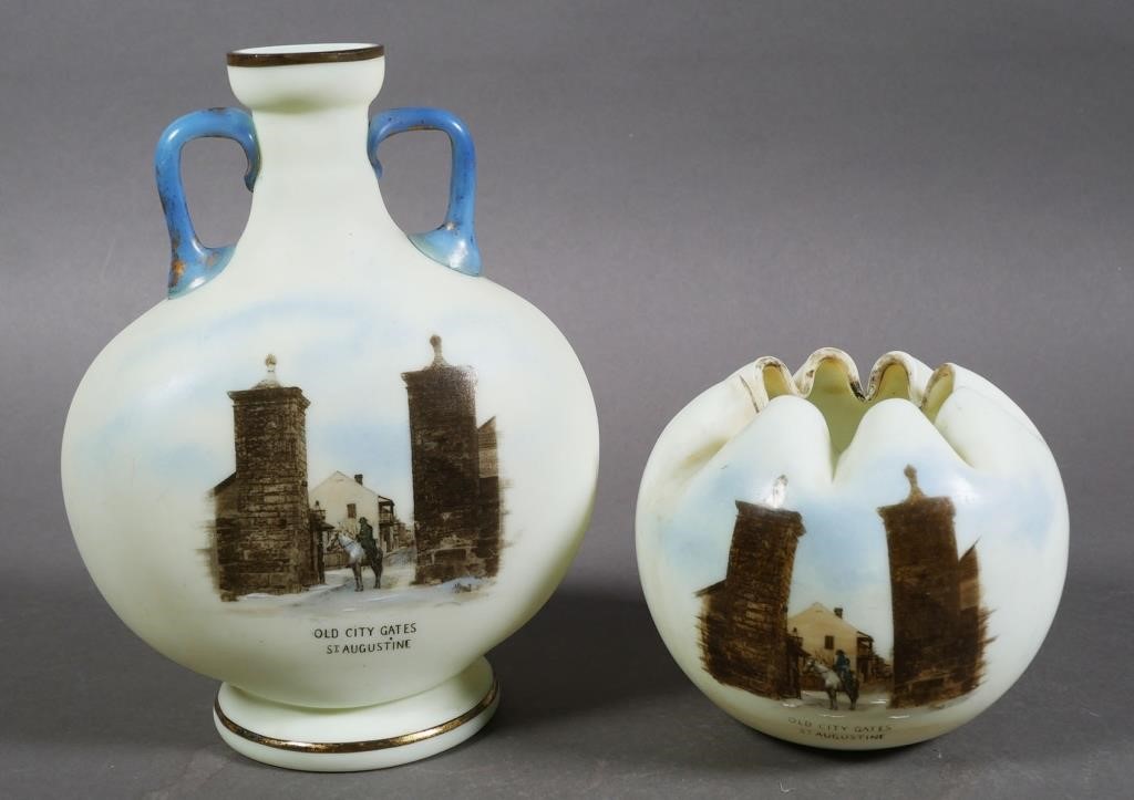 ST. AUGUSTINE (2) GLASS SOUVENIR