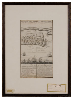 St. Augustine, Florida, Map, 1740
