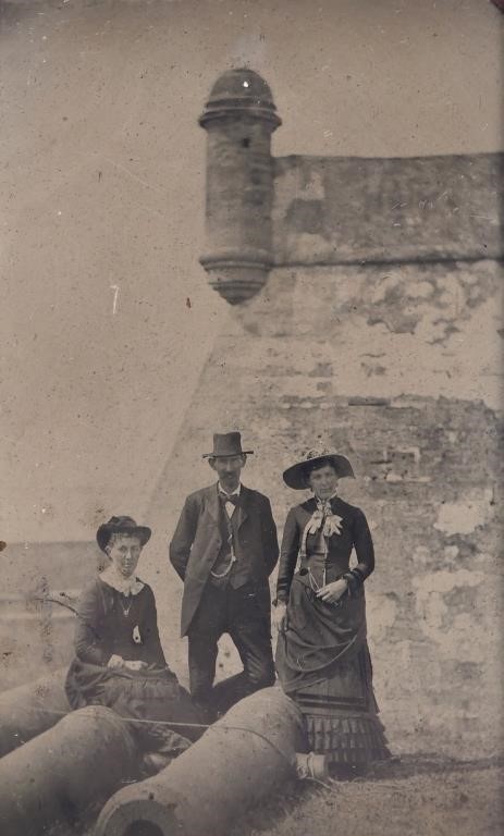 ST. AUGUSTINE, TINTYPE PHOTO OF