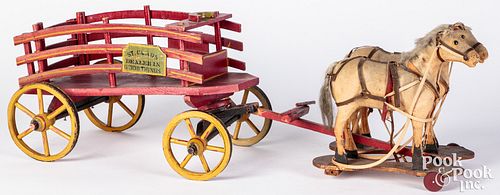 ST. CLAUS PAINTED WOOD DELIVERY