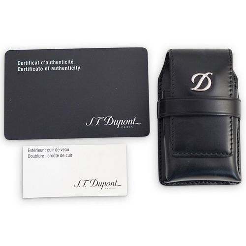 S.T. DUPONT BLACK LEATHER