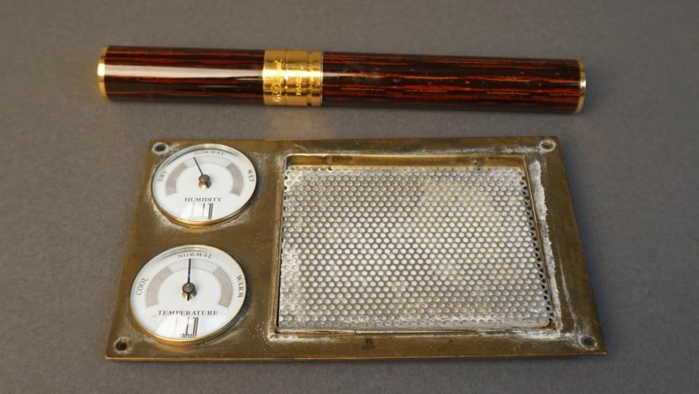 S.T. DUPONT FRENCH BRASS MOUNTED