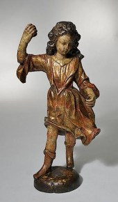 ST. GEORGE SANTOS FIGUREHand c