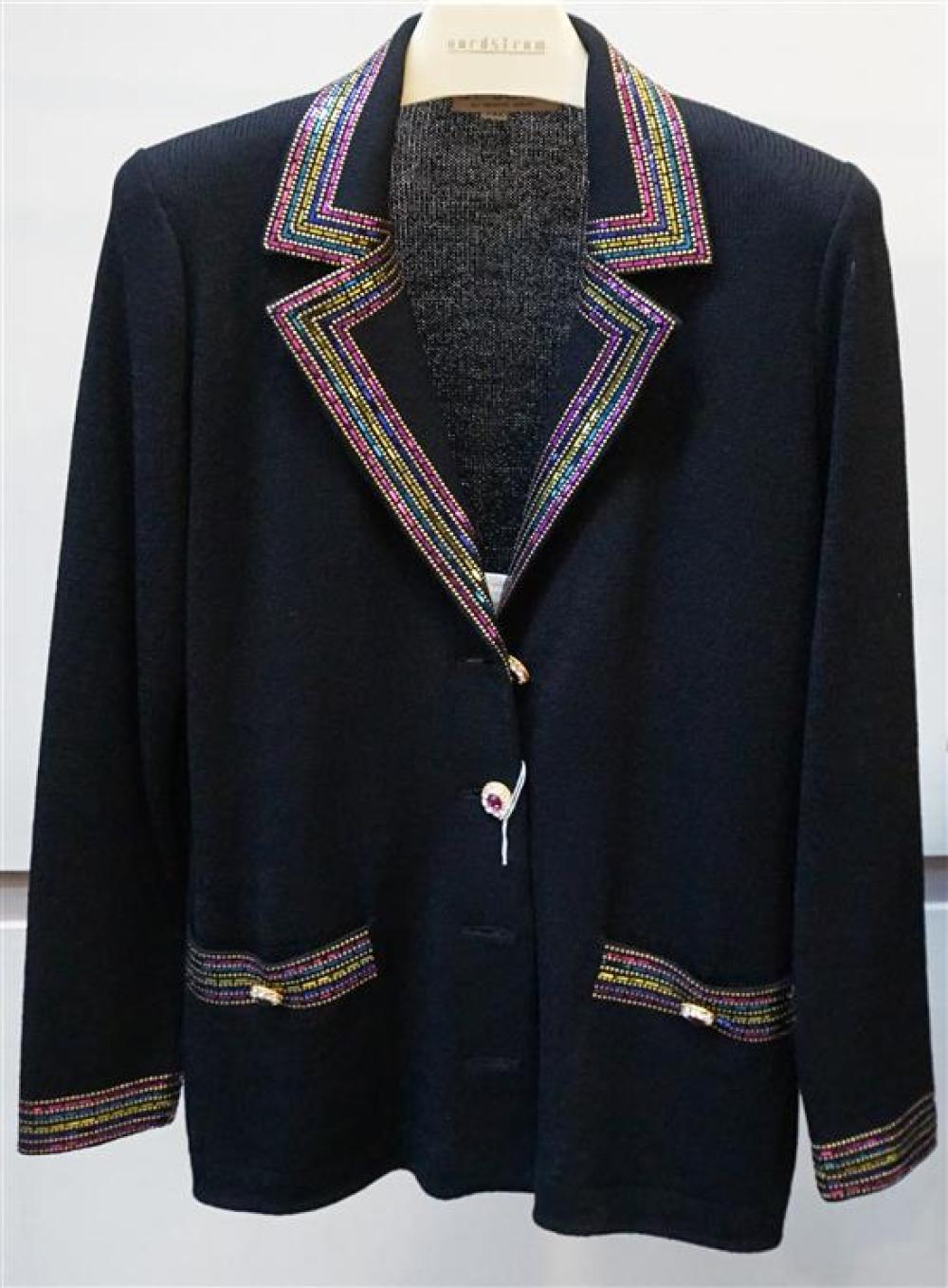 ST. JOHN BY MARIE GRAY BLACK KNIT