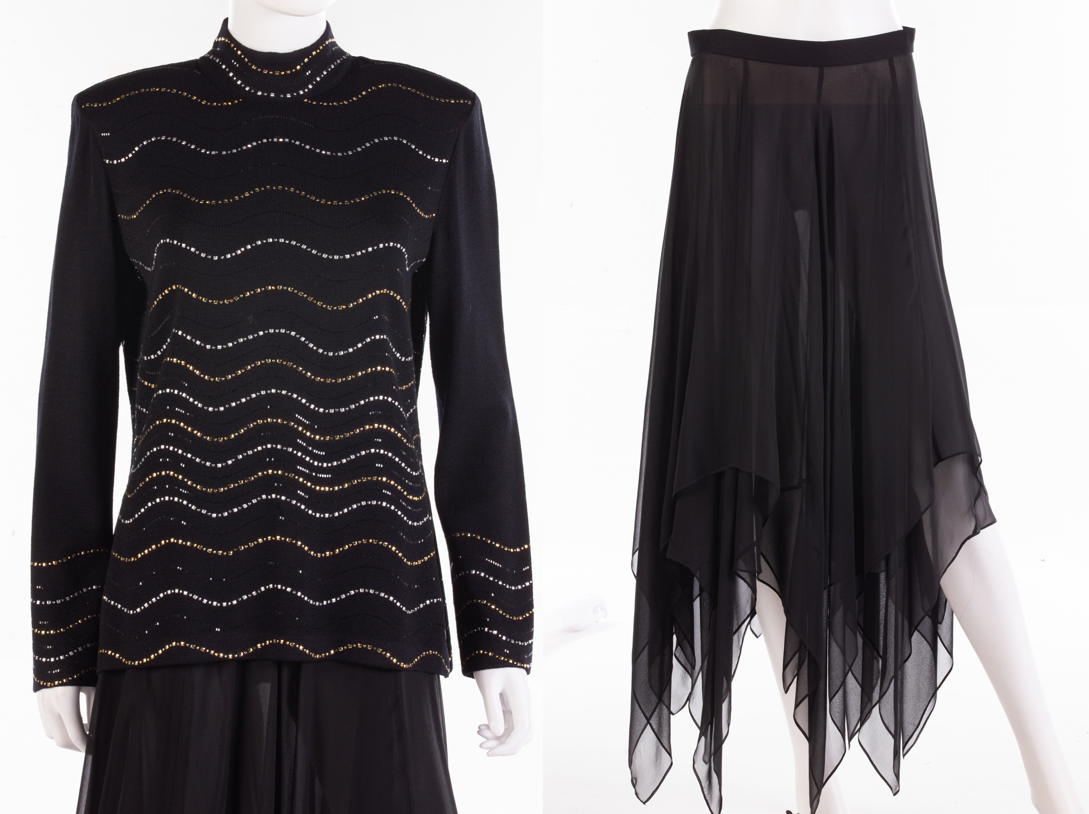 ST. JOHN EVENING ENSEMBLE size 8,