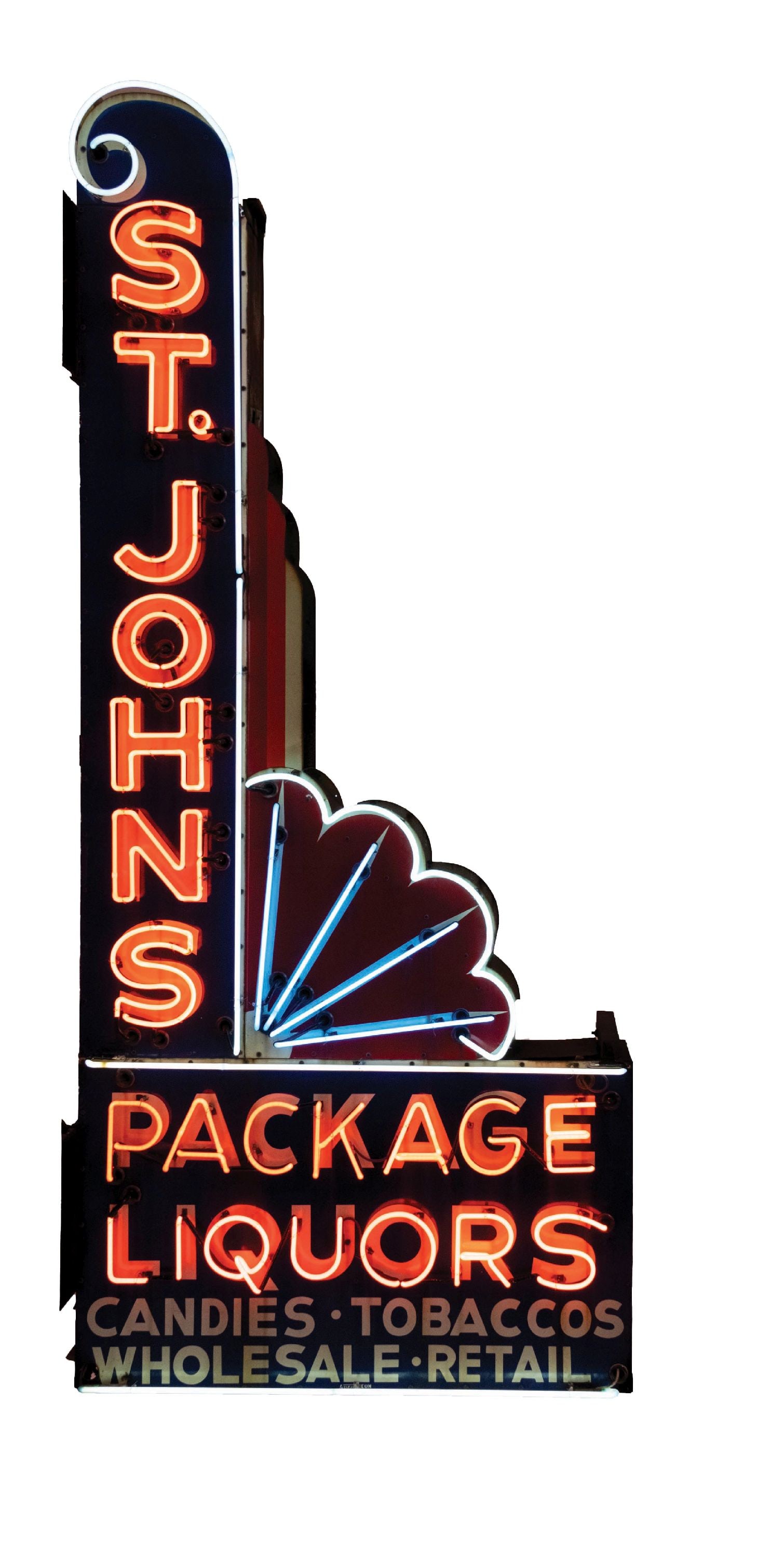 ST. JOHNS PACKAGE LIQUORS NEON