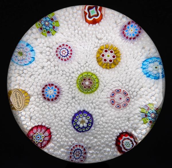 ST. LOUIS 1982 SPACED MILLEFIORI ON