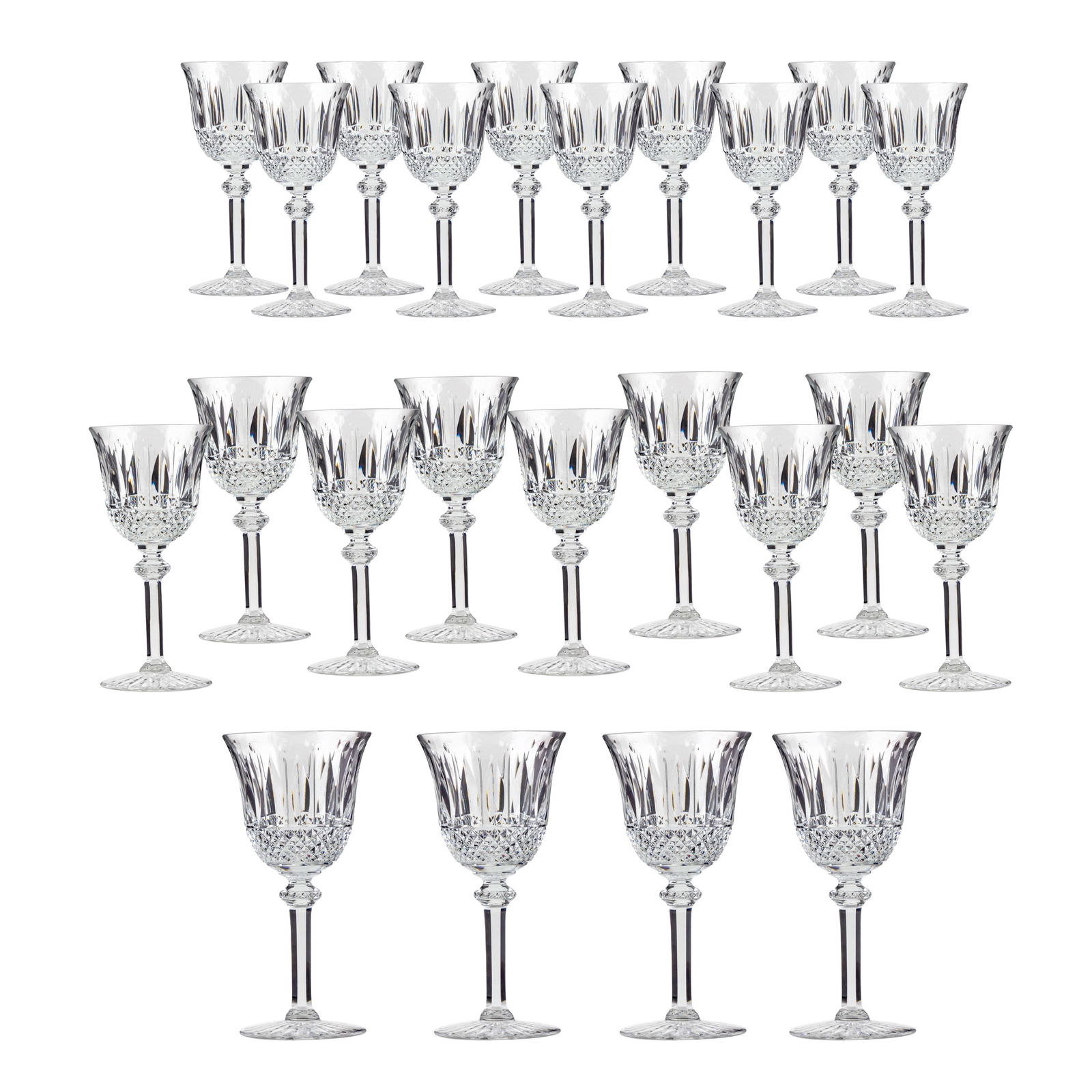 ST. LOUIS CRYSTAL GOBLETS 'TOMMY'