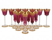 ST. LOUIS CRYSTAL STEMWARE SER