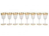 ST. LOUIS GILT CRYSTAL STEMWAR
