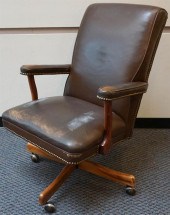 ST. TIMOTHY BROWN LEATHER EXEC