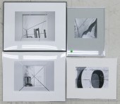 Stack 4pc Modern Art Photograp