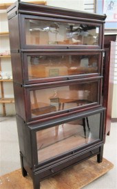 STACKING MAHOGANY BOOKCASE The