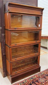 STACKING MAHOGANY BOOKCASE The