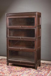 STACKING MAHOGANY BOOKCASESTAC