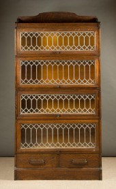 STACKING OAK BOOKCASESTACKING