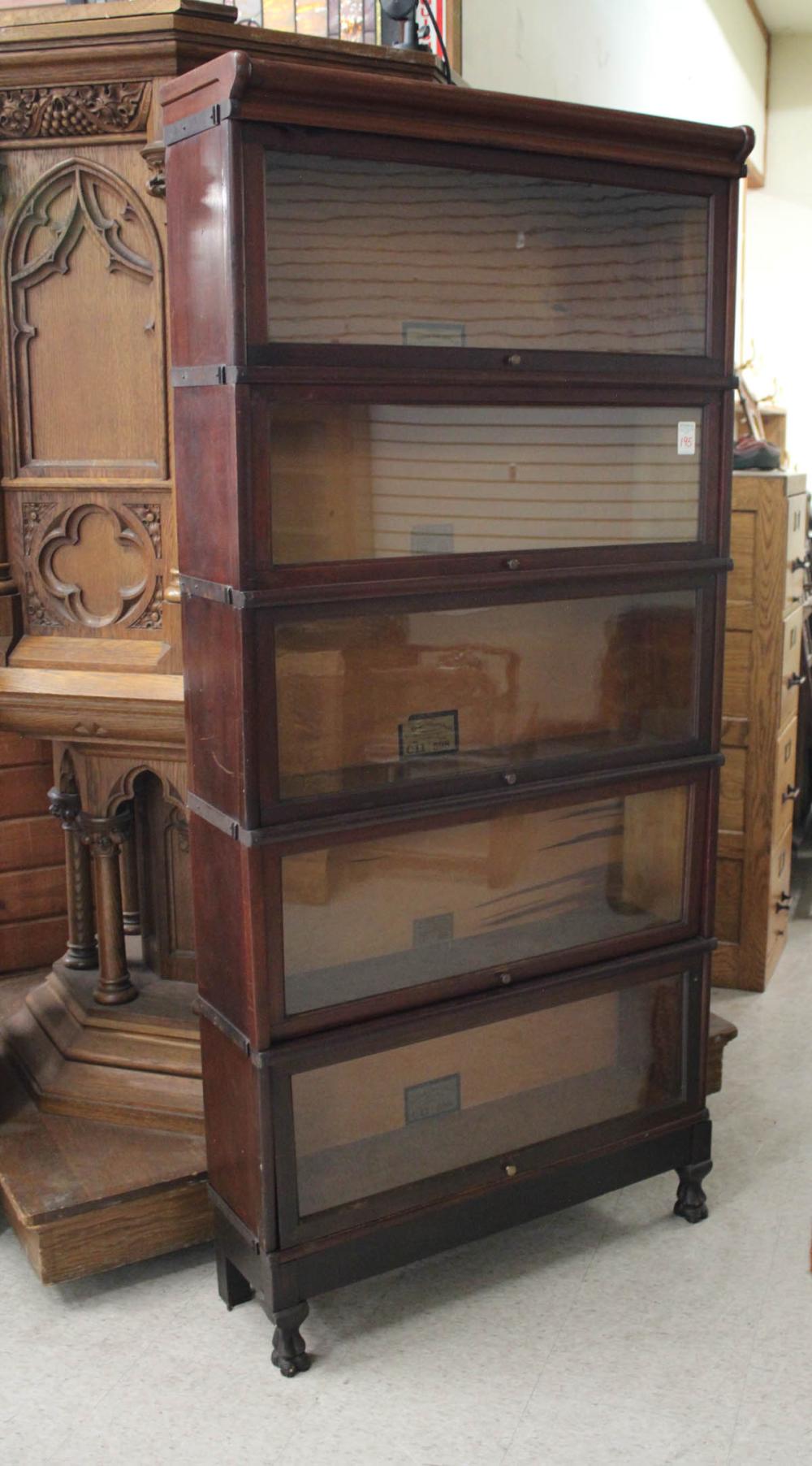 STACKING SECTIONAL MAHOGANY