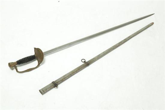 STAFF OFFICER'S SWORD.  Unmarked 