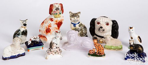 STAFFORDSHIRE AND PORCELAIN