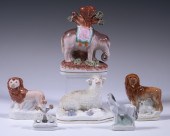 STAFFORDSHIRE ANIMAL FIGURINES