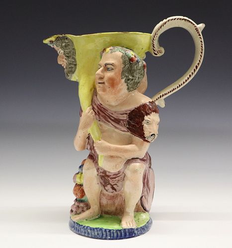 STAFFORDSHIRE BACCHUS JUGAn early