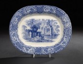 Staffordshire Blue-and-White P