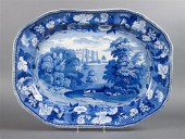 Staffordshire blue and white t