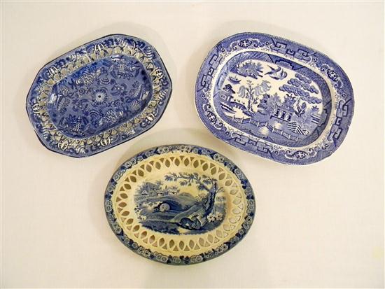 Staffordshire blue and white