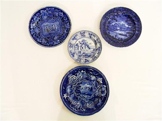 Staffordshire blue and white