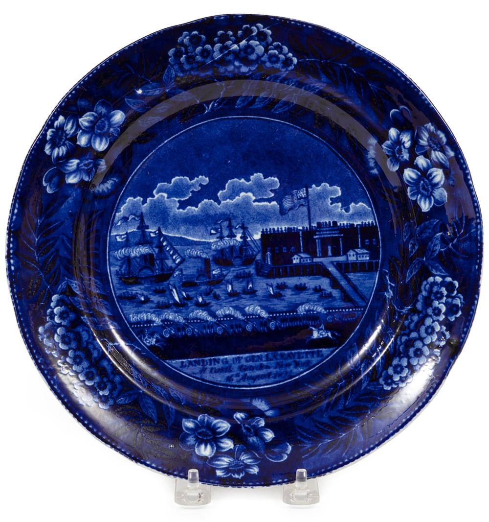 STAFFORDSHIRE BLUE AND WHITE