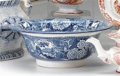 Staffordshire blue and white t