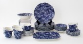 STAFFORDSHIRE BLUE CALICO PORC