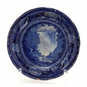 STAFFORDSHIRE BLUE TRANSFER PL