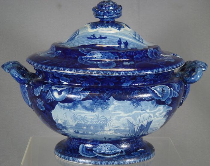Staffordshire blue transfer