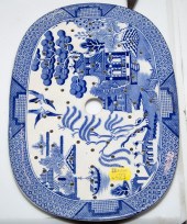 STAFFORDSHIRE BLUE WILLOW PATT