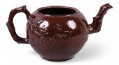 STAFFORDSHIRE BROWNWARE TEAPOT
