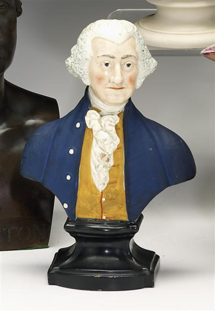 Staffordshire bust of George