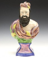 STAFFORDSHIRE BUST OF NEPTUNEA