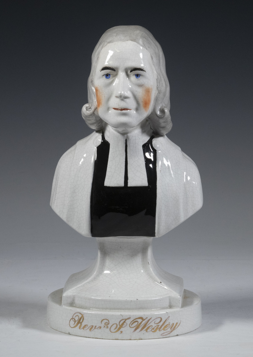 STAFFORDSHIRE BUST OF REV. JOHN