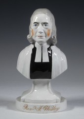 STAFFORDSHIRE BUST OF REV. JOH