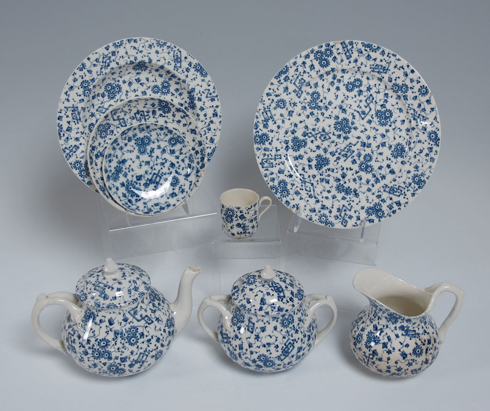 STAFFORDSHIRE BWM & CO BLUE AND